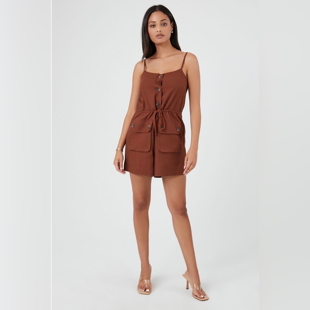 ☀️Linen romper NWT